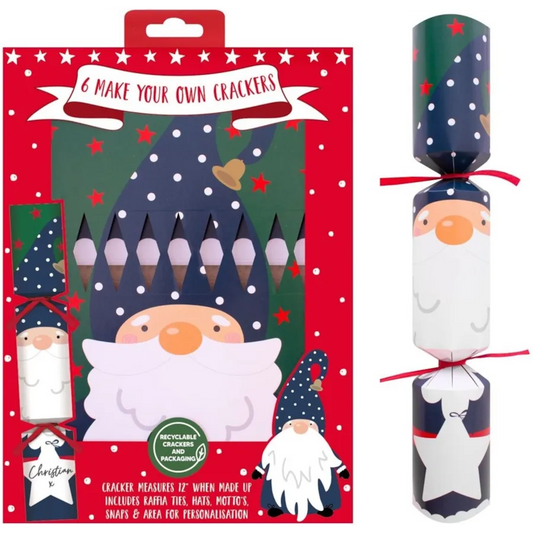 Set of 6 Make Your Own Gonk Christmas Crackers