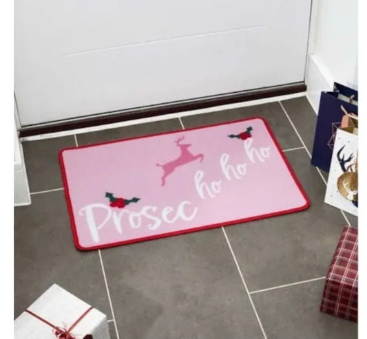 Prosec Ho Ho Ho Festive Doormat