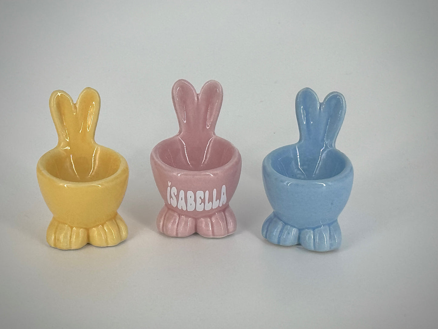 Easter Bunny Egg Ceramic Cup, Can be personalised, Size 15.2 x 8.5