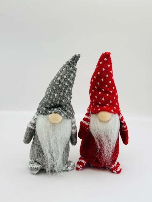 Mini Red or Grey Gonk 13cm, Nordic Gnome, Swedish Tomte