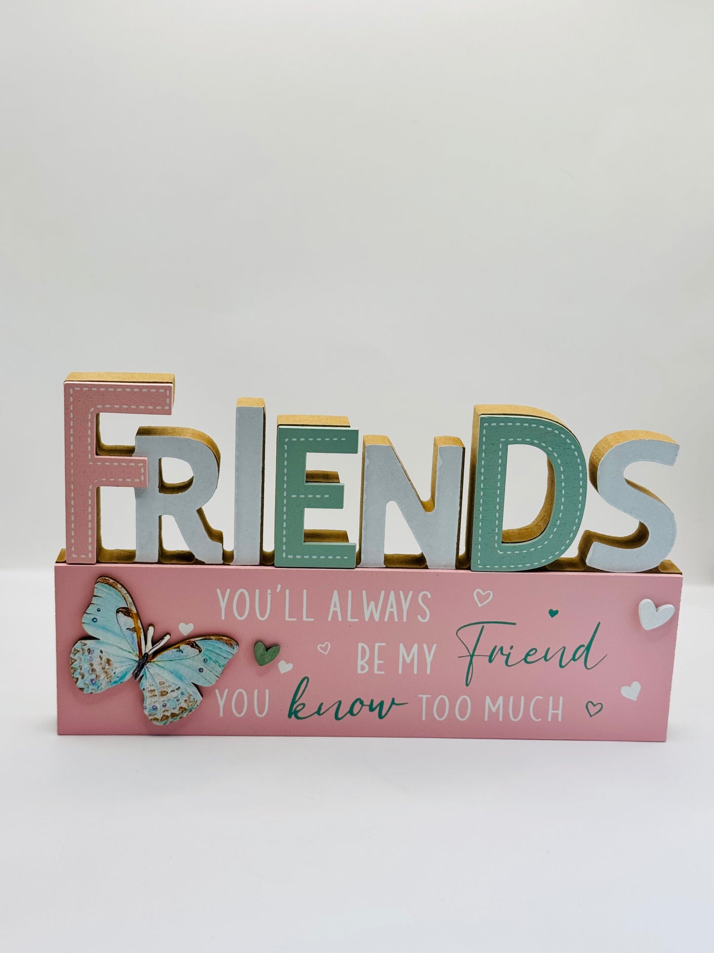 Friends Wooden Plaque 24cm