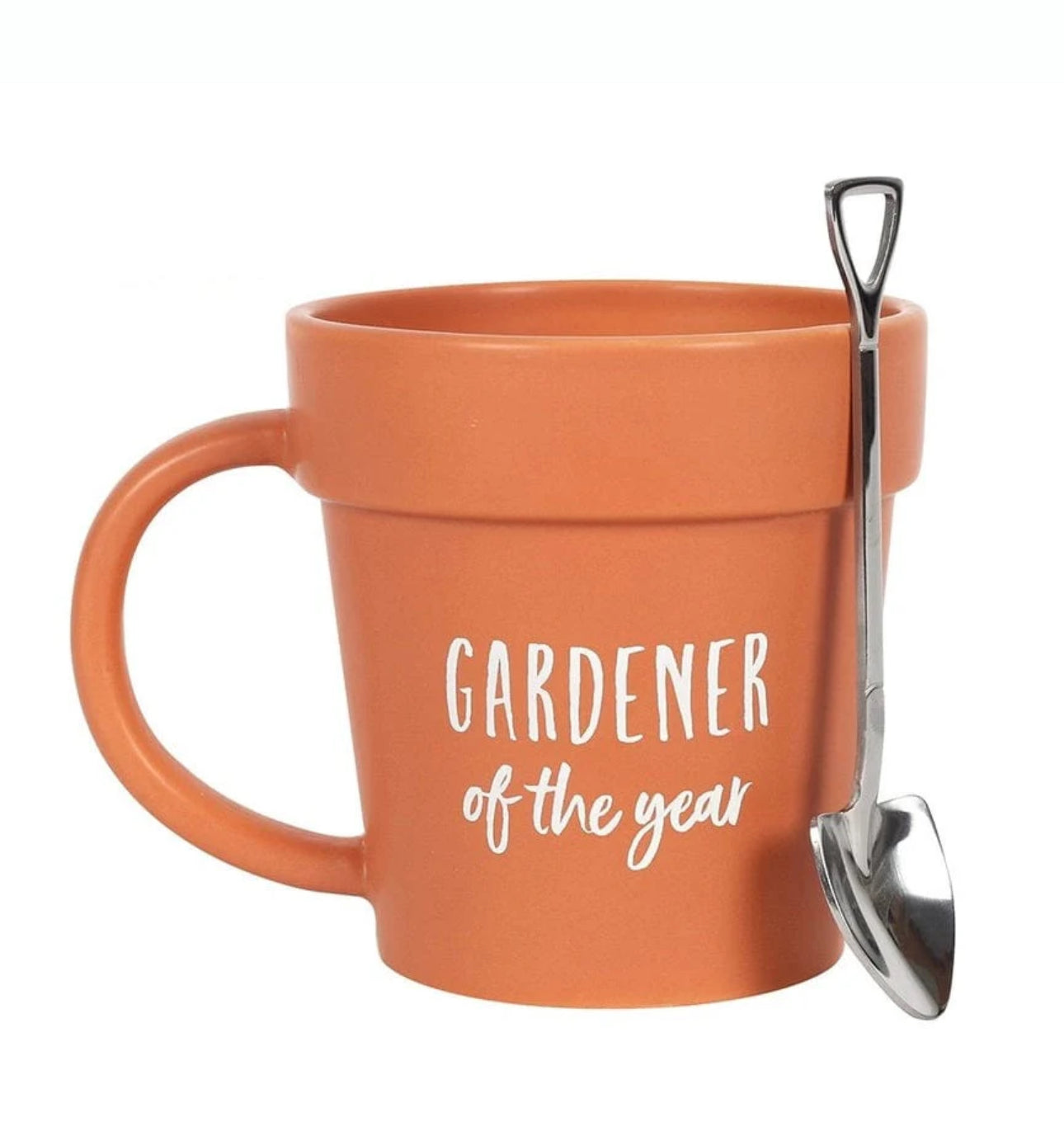 Gardener of the year Plant Pot Mug and Shovel Spoon