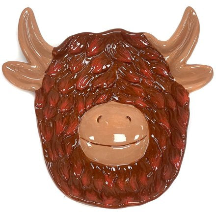 Ceramic Highland Cow Spoon Rest 17cm
