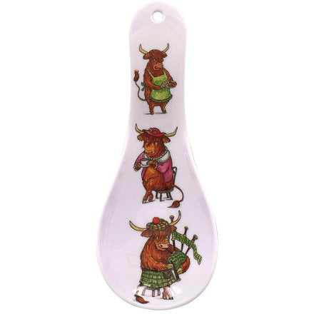 Highland Cow Spoon Rest 24cm