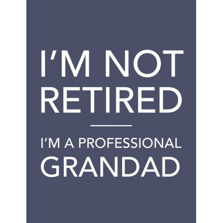 Metal Professional Grandad Mini Sign 9cm