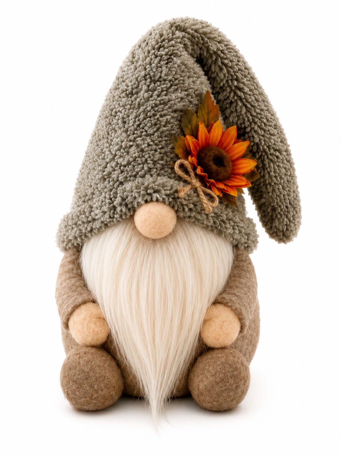 Handmade Autumn Sunflower Gnome